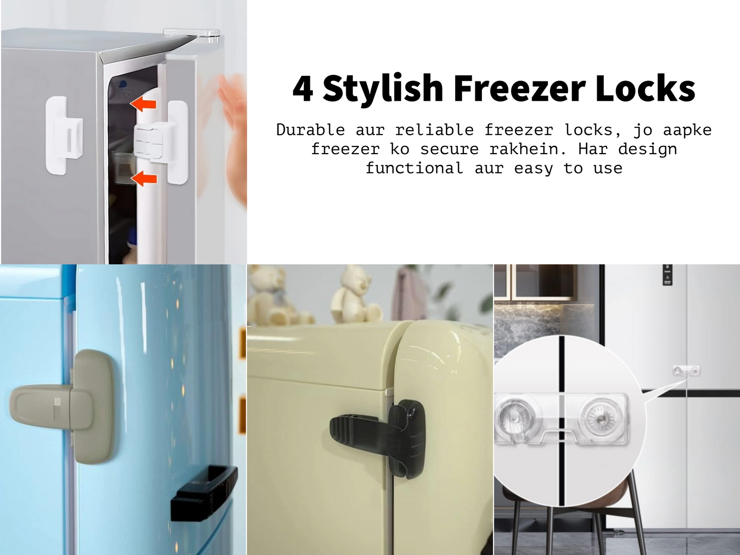 Refrigrator lock - Random Design